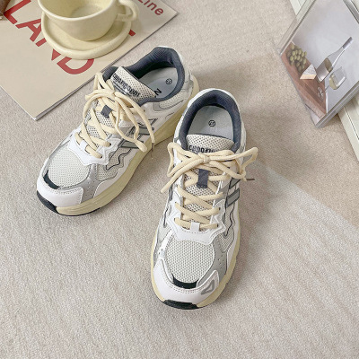 Casual cream running shoes A03
