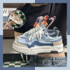 Fashion pair shoes A45 blue male