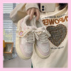 Pretty Girl's heart cotton shoes A57