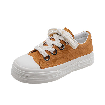 Solid color women's canvas shoes A41